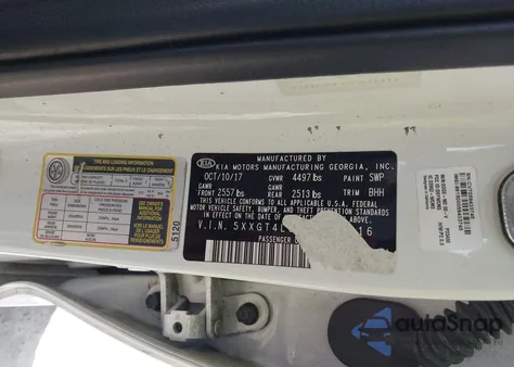 2018 Kia Optima Lx from USA, damaged, VIN 5XXGT4L3XJG231216